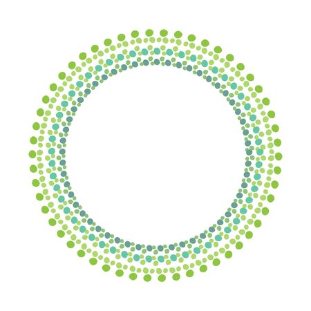 Abstract border isolated on whiteのイラスト素材