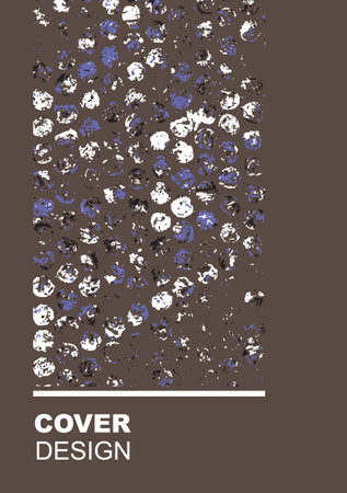 Abstract colorful notebook or book cover design.Trendy colors. hand drawn texture. vector illustration.のイラスト素材