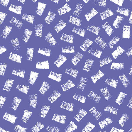 Abstract seamless pattern with grunge very peri mosaic texture. Design element for wrapping paper, banner, wallpaper and fabric.のイラスト素材