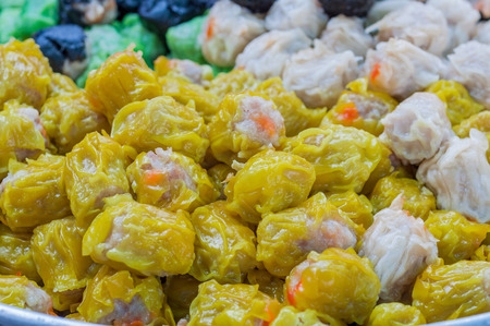 Chinese Steamed Dumplingの写真素材