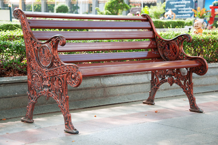 relax chair in Park Chair の写真素材