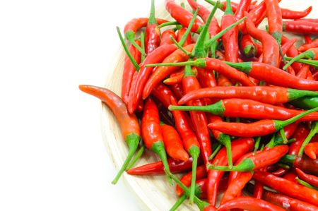 Red chili peppersの写真素材