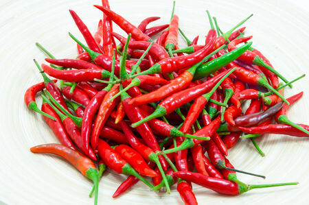 Red chili peppersの写真素材