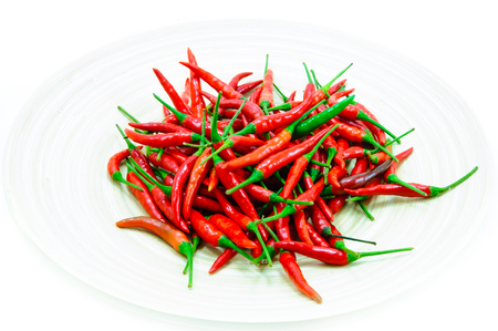Red chili peppersの写真素材