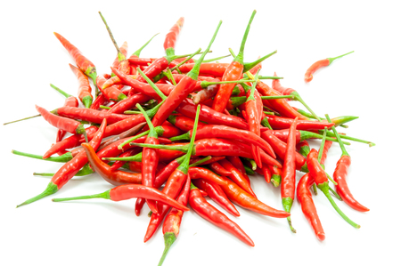 Red chili peppersの写真素材