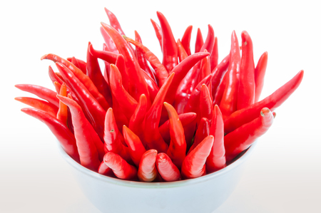 Red chili peppersの写真素材