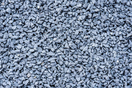 small stone alphalt texture background black granite gravel in the roadの写真素材