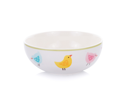 bowl isolated on the white backgroundの写真素材