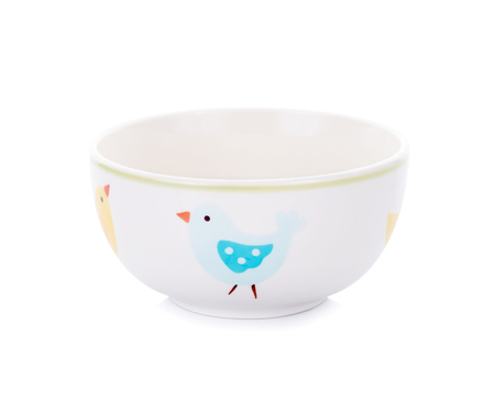 bowl isolated on the white backgroundの写真素材