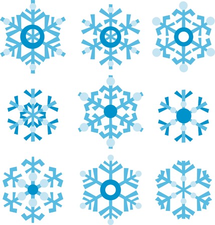snowflakesのイラスト素材
