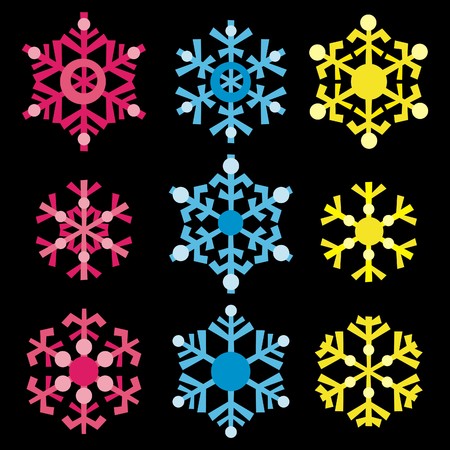 snowflakesのイラスト素材