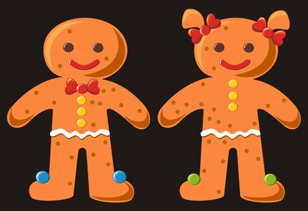 gingerbreadのイラスト素材