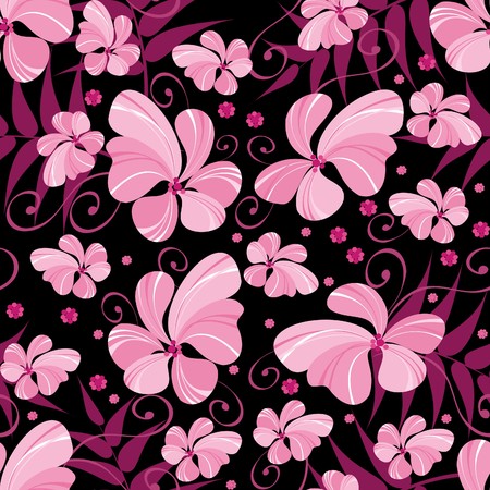 floral backgroundのイラスト素材