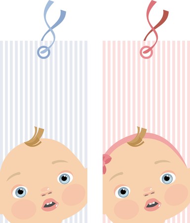 tag with the kidsのイラスト素材