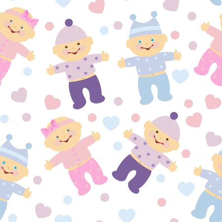background with kidsのイラスト素材