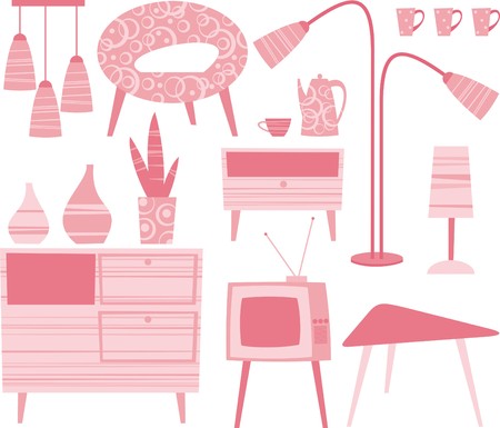 furnitureのイラスト素材