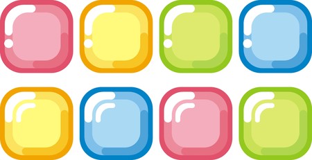 buttonのイラスト素材