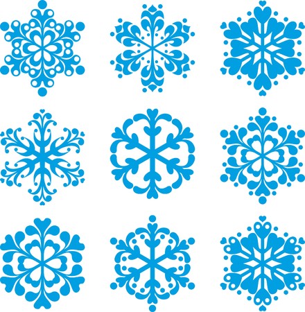 snowflakesのイラスト素材