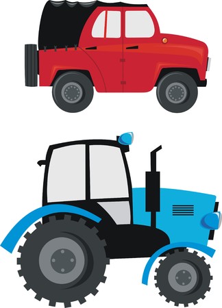 transport to the farmerのイラスト素材