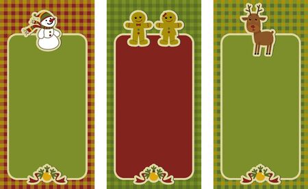vector graphics, a set of labels for scrapbooking, merry christmasのイラスト素材