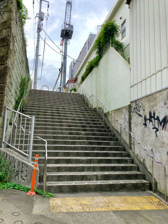 The Slope (Hill) of Tokyo Called Ai no Sakaの写真素材