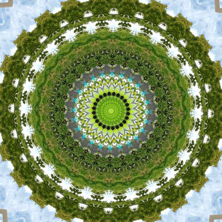 Mandala Art like a Kaleidoscope