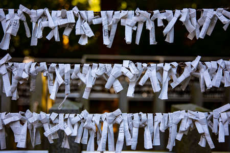 Oracle at Meguro fudo temple in Tokyoの写真素材