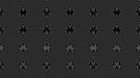 A monochrome geometrical graphic pattern