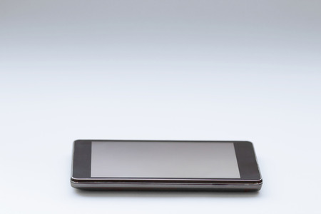 Modern communication technology illustration with mobile phoneの写真素材