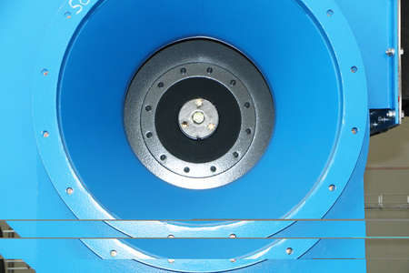 Industrial fans for equipment in factories. Industrial fans as a design element.の写真素材