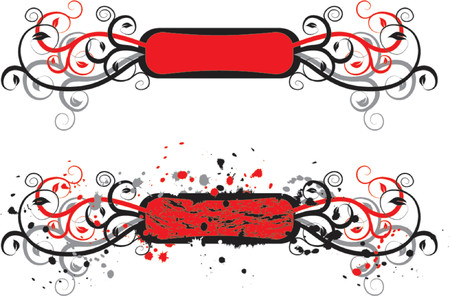 Grunge element for design, vector illustrationのイラスト素材