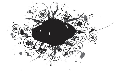 Grunge element for design, vector illustrationのイラスト素材