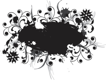 Grunge element for design, vector illustrationのイラスト素材