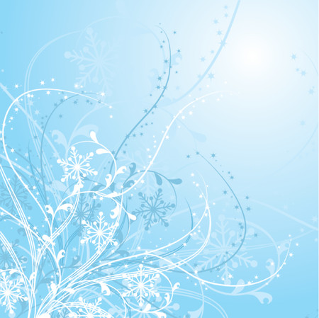 Christmas, snowflakes background, vector illustrationのイラスト素材