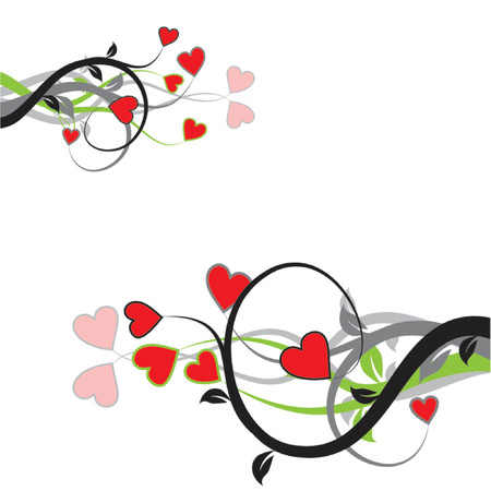 Valentine background, vector illustrationのイラスト素材