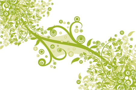 Floral background, vector illustrationのイラスト素材