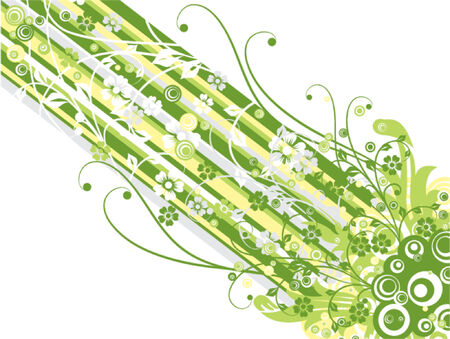 Floral background, vector illustrationのイラスト素材