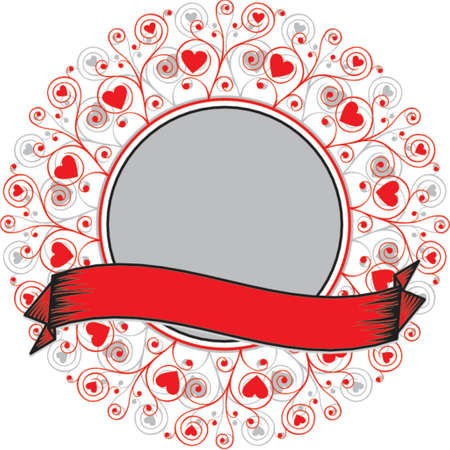 Valentine background, vector illustrationのイラスト素材