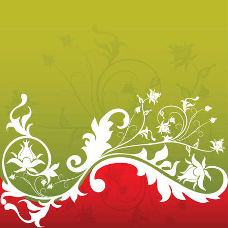 Floral abstract background, vector illustration のイラスト素材