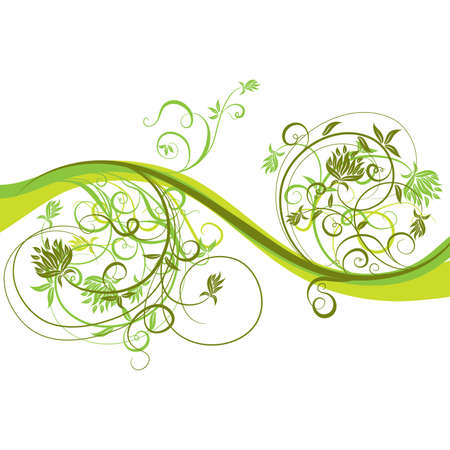 Floral background, vector illustration のイラスト素材