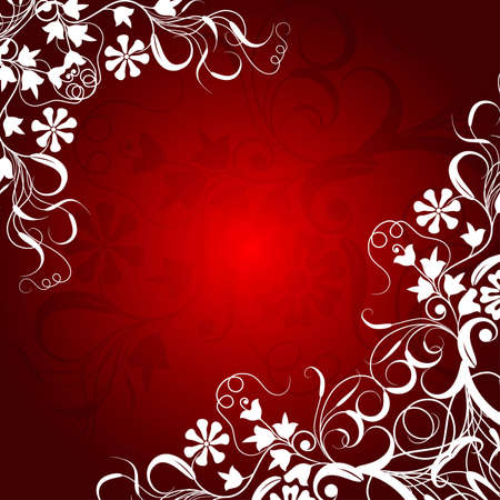 Floral background, vector illustrationのイラスト素材