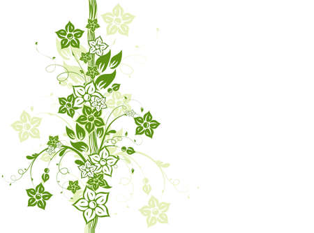 Floral abstract background, vector illustrationのイラスト素材