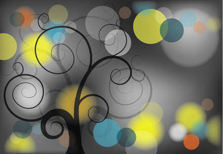 Tree abstract background, vector illustration, eps10のイラスト素材
