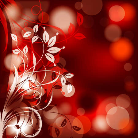 Floral abstract background,  illustration のイラスト素材