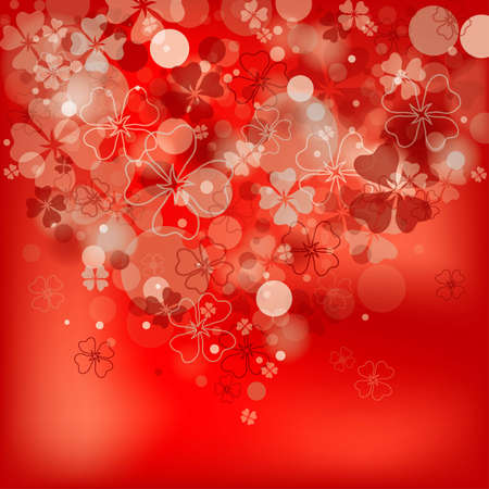 Floral abstract background,  illustration のイラスト素材