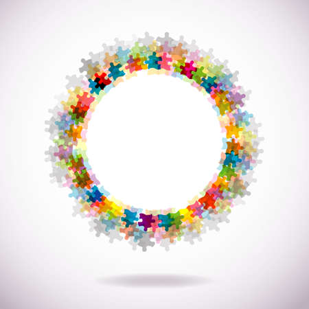 Abstract puzzle background, vector illustration, eps10のイラスト素材
