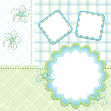 Template cards for the boyのイラスト素材