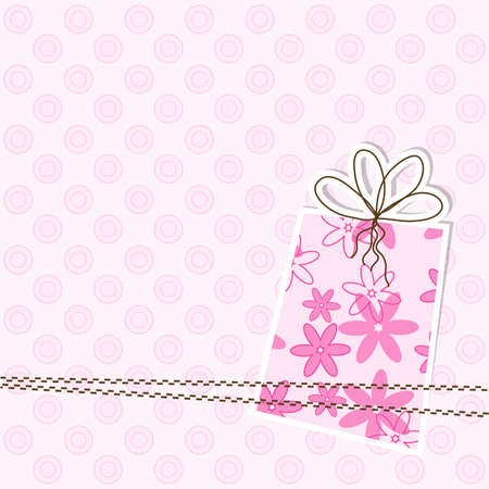 Template greeting card, vector illustration のイラスト素材
