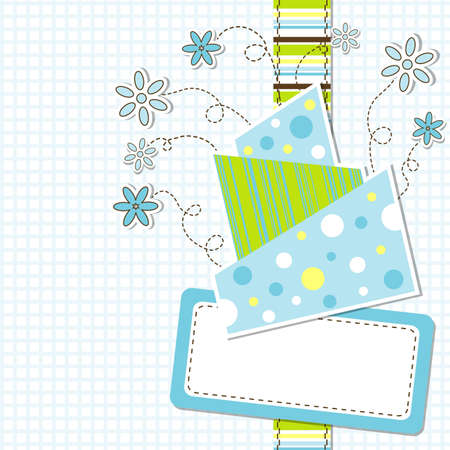 Template greeting card, vector illustration, eps10のイラスト素材