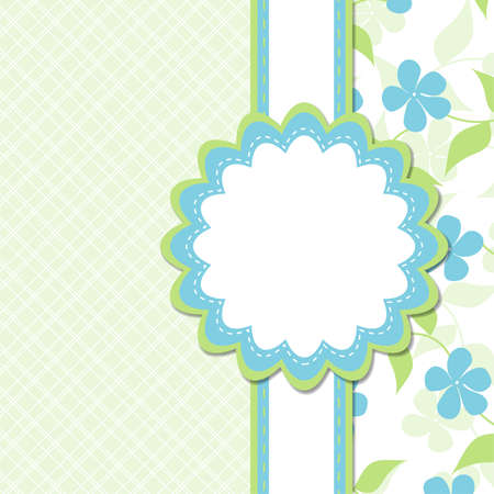 Template greeting cardのイラスト素材